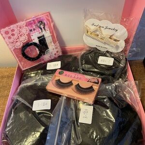 NIB MORICA 5-Piece Messy Bun Hair Extensions Set + Bonus Accessories